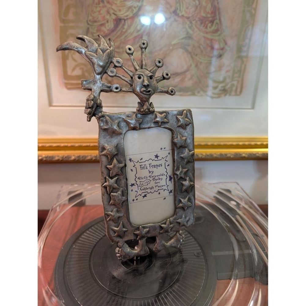 Ashleigh Manor Folk Frames Ruth Reynolds Darby Celestial Sun Star Metal Frame